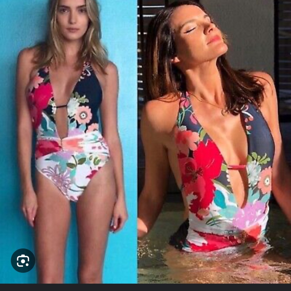 Trina Turk one piece bathing suit 8 like new